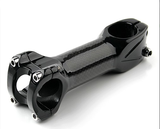 7 Degree Bicycle Stem Aluminium + Carbon 120*31.8mm Black